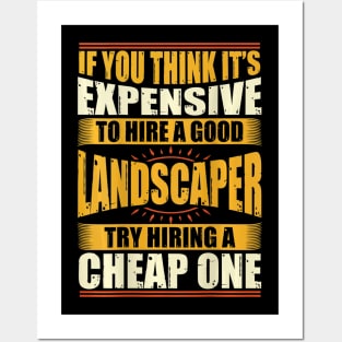 Funny Landscaper Landscaping Gifts Posters and Art